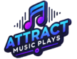 Attract Music Plays logo